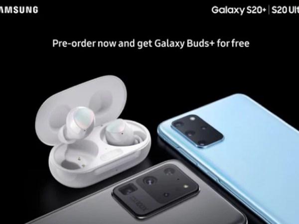 Pre-orders of the Samsung Galaxy S20+ and S20 Ultra will come with free Galaxy Buds+
