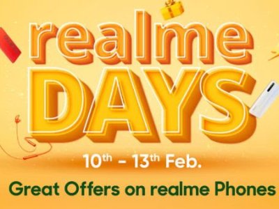 Flipkart Realme Days Sale Provides Attractive Discounts On Smartphones  (Feb 10-13)
